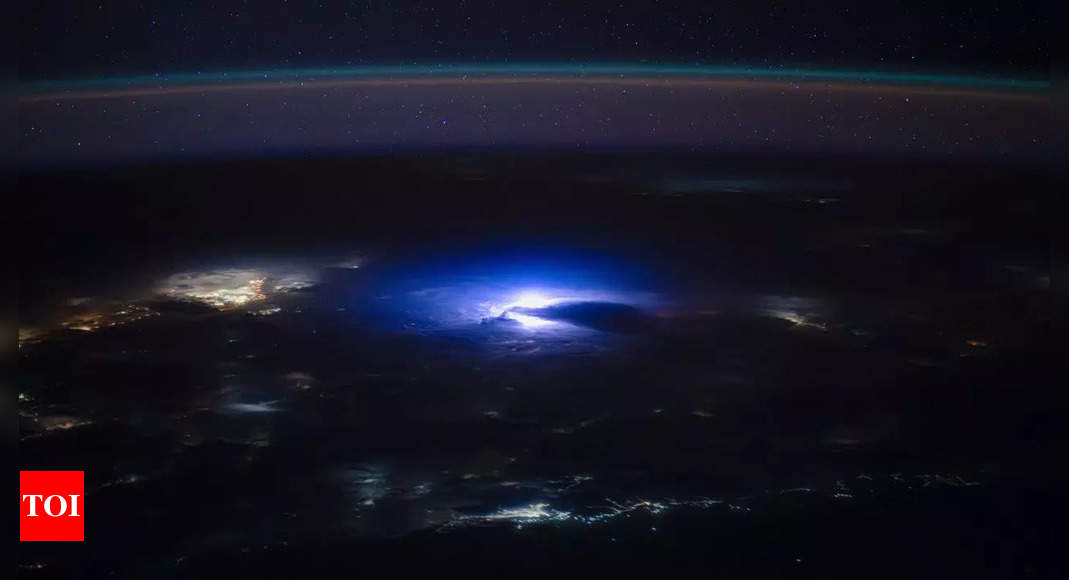 NASA shares awe-inspiring picture of lightning over India from space |