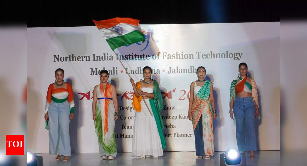 Passing out collection of design students centered on sustainability ...