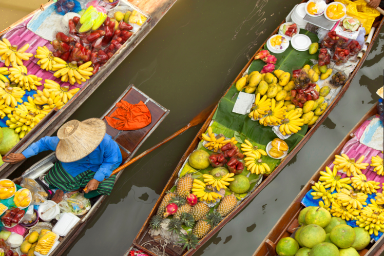 Floating markets of Bangkok