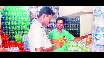 Three shops sealed for distributing unhygienic drinks