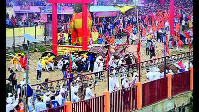 ‘Stone-pelting’ Bagwal fest celebrated in Champawat with fruits & flowers