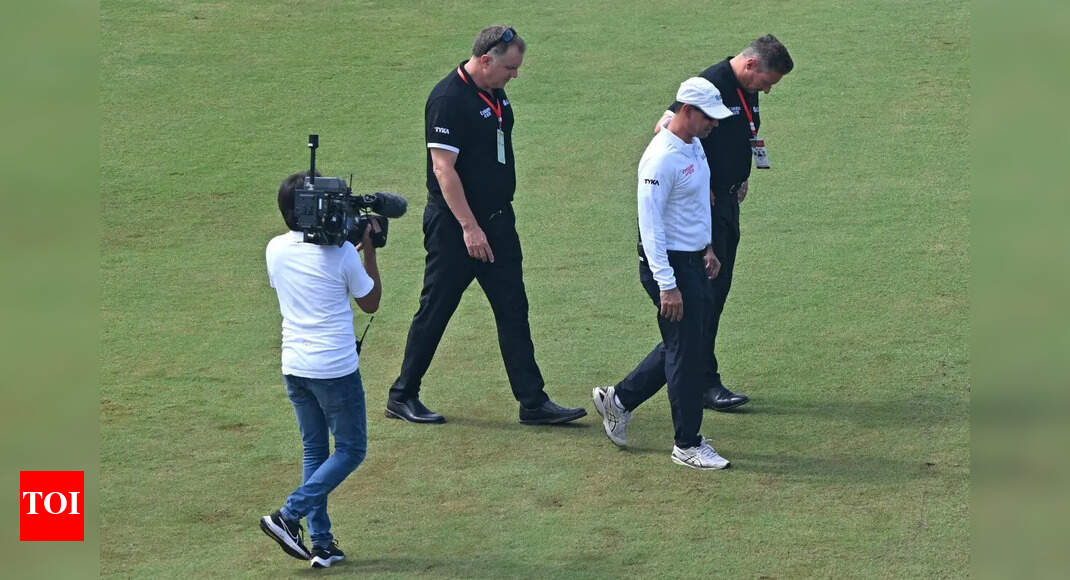 Pakistan vs Bangladesh first Test delayed due to wet outfield in