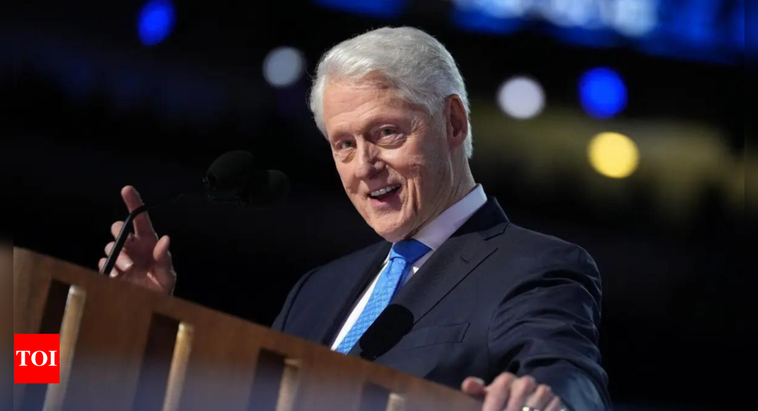 ‘I am still younger than him’: Bill Clinton jokes about Trump’s age at DNC – Times of India