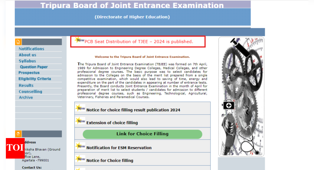 TJEE 2024 PCB group seat allotment result announced: Check details here