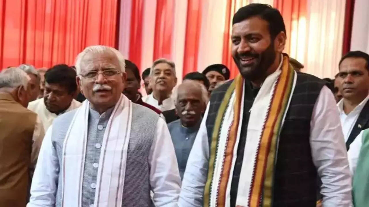 Computer operator to Haryana CM: Can Nayab Singh Saini beat  anti-incumbency? | Chandigarh News - Times of India