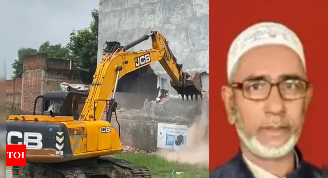 Demolition of Moeed Khan's Complex in Ayodhya