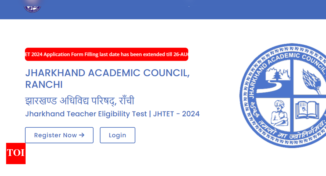 JTET 2024 registration deadline extended to August 26: Check direct link to apply here