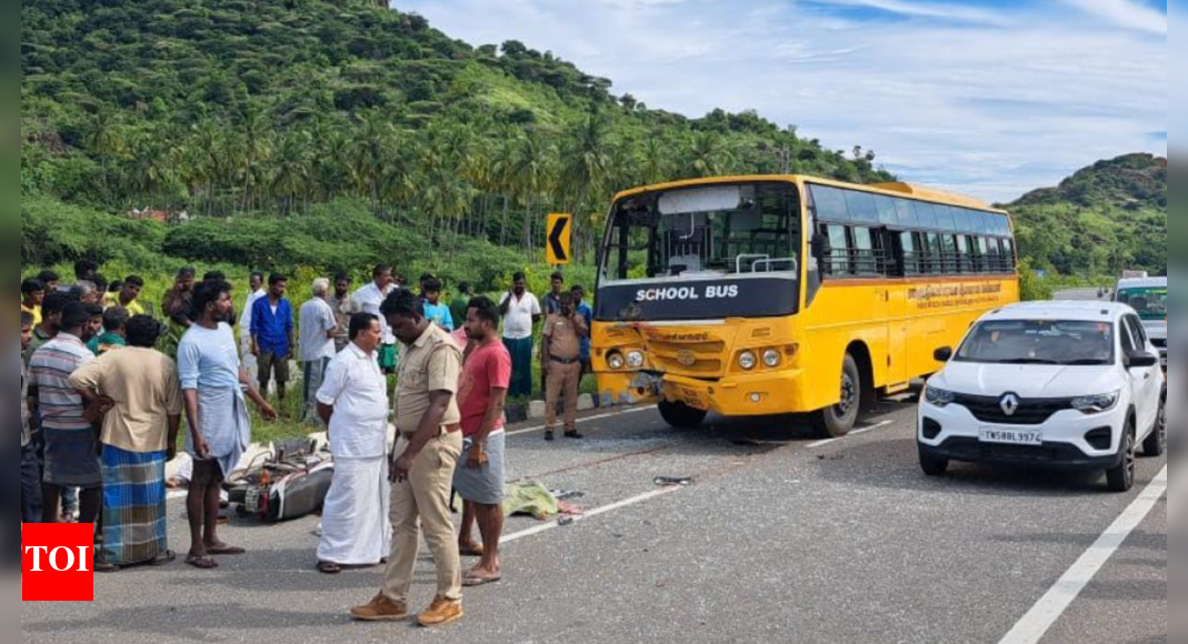 Three of family die in road accident near Dindigul | Chennai News ...