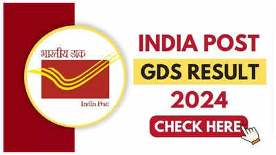 India Post GDS Result 2024: First merit list out for all states except  Haryana and J&K, direct links here - Times of India