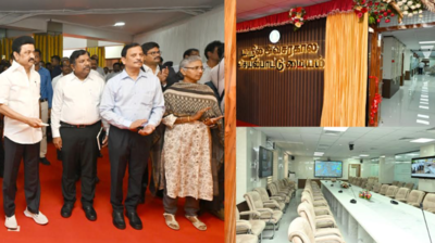 Stalin opens upgraded emergency control centre in Chennai