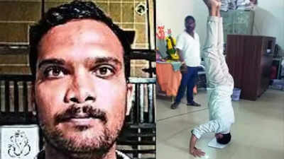 Telangana man takes up 30-minute 'headstand protest' over pending Dharani issue