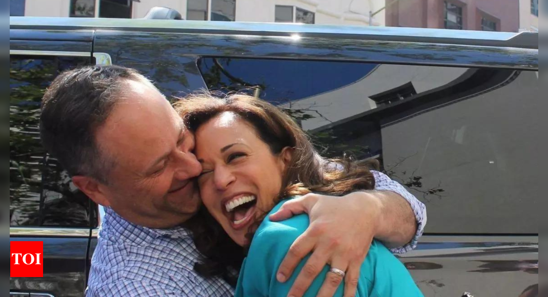 Ahead of Kamala Harris’ acceptance speech comes Doug’s anniversary message: ‘Forever to go’ – Times of India