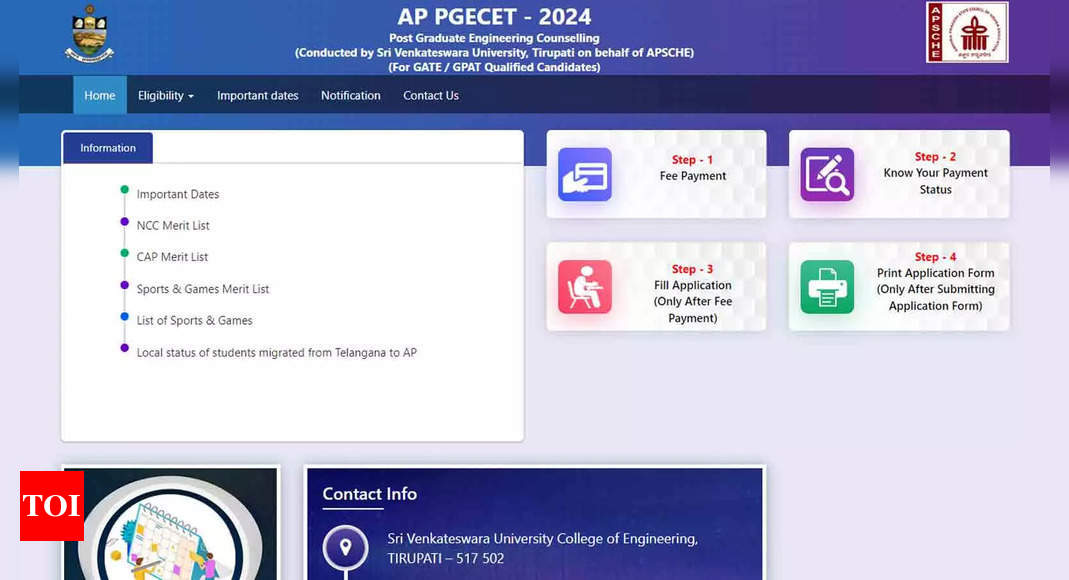 AP PGECET 2024: Last Day to Register for GATE, GPAT Counselling; Apply Here