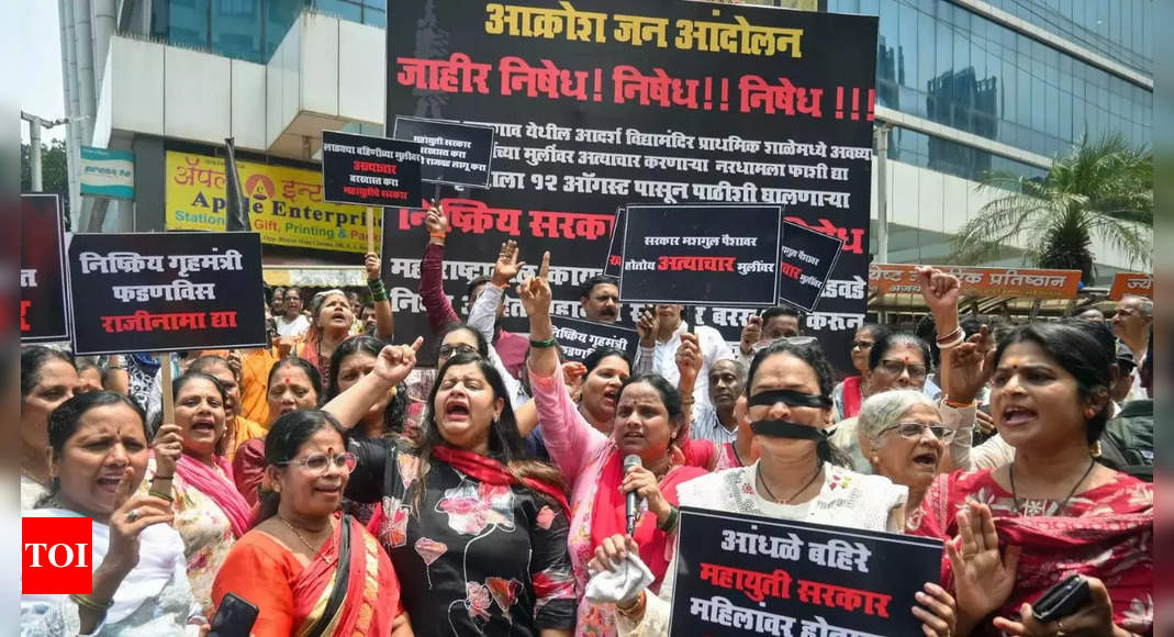 Maharashtra Faces Protests Over Child Assault Case