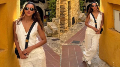 Tripti Dimri's white vest co-ord set is the perfect outfit for your next vacation