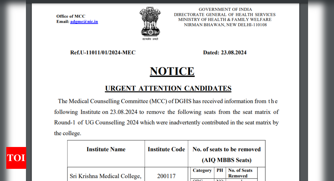 NEET UG counselling 2024 round 1 seat allotment results postponed: Here is why