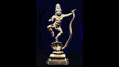 Dancing Krishna on serpent to return to India from Bangkok