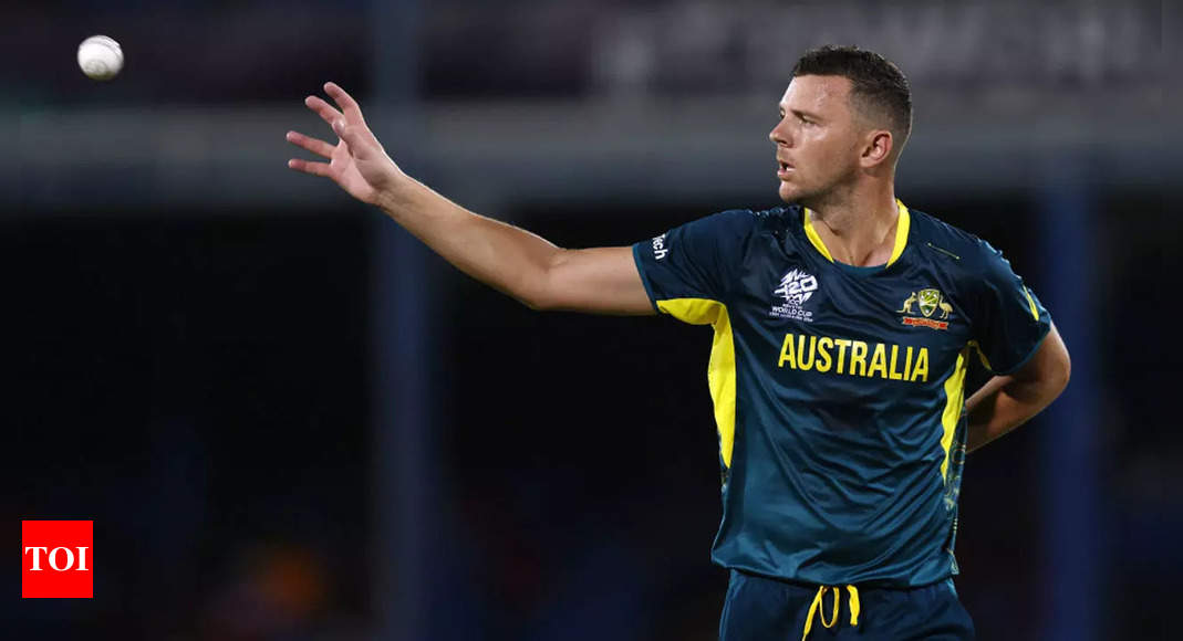 Josh Hazlewood to miss Australia’s T20I series against Scotland due to injury | Cricket News – Times of India