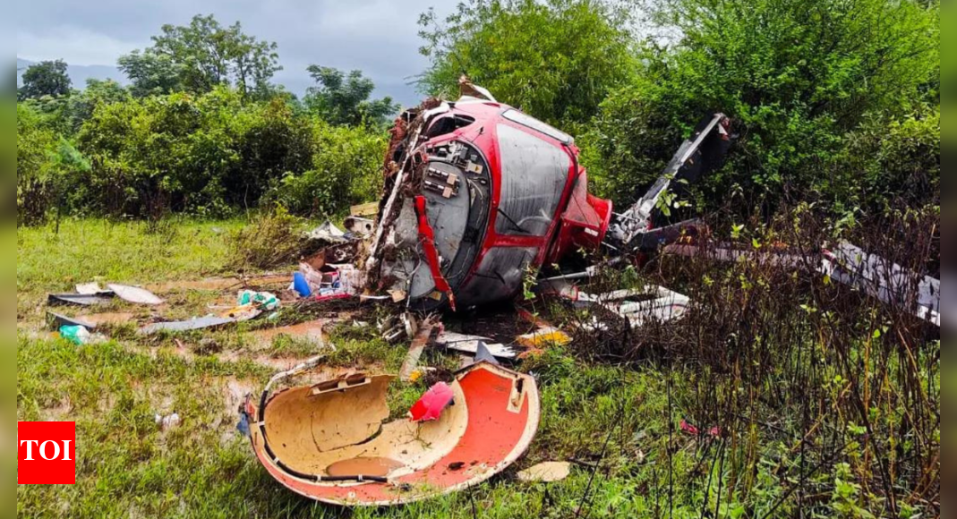 Helicopter Crash-Lands in Pune, Injuring Four