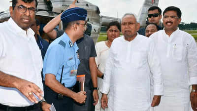 Bihar CM Nitish Kumar asks officials to expediate work at Chunapur air base in Purnia