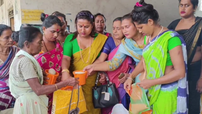 Transgenders land hands in relief operation in Tripura flood victims