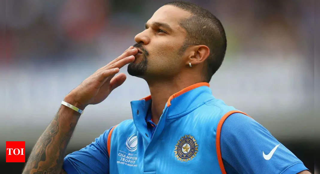 Shikhar Dhawan’s ‘high five’ | Cricket News – Times of India