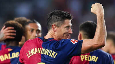Resilient Robert Lewandowski secures Barcelona win over Athletic Bilbao in La Liga
