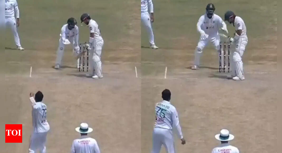 Watch: Angry Shakib gets triggered! Rizwan escapes serious blow as...