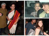 Javed-Shabana and family at Honey Irani's birthday bash