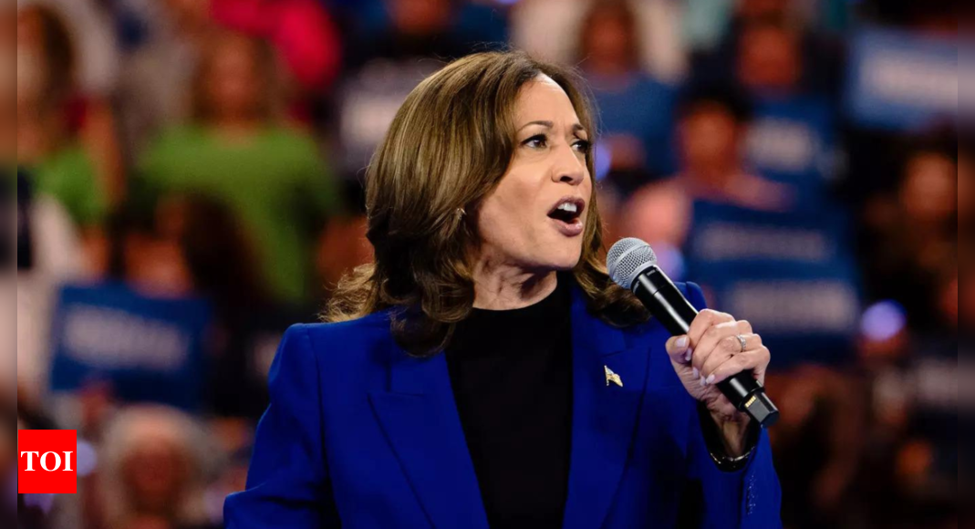 'I’m asking for your attention': Back when mic was snatched from Kamala Harris’ hand on stage by ...