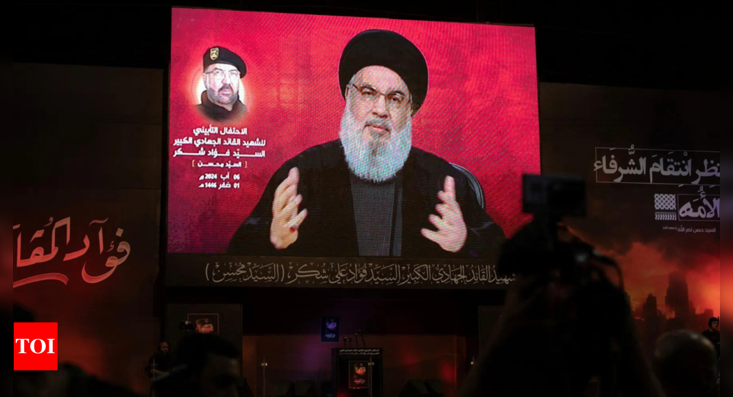 What Hezbollah leader Nasrallah said on possibility of ‘future attacks’ and other takeaways – Times of India