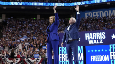 Large Indian-American turnout at Democratic convention in support of Kamala Harris