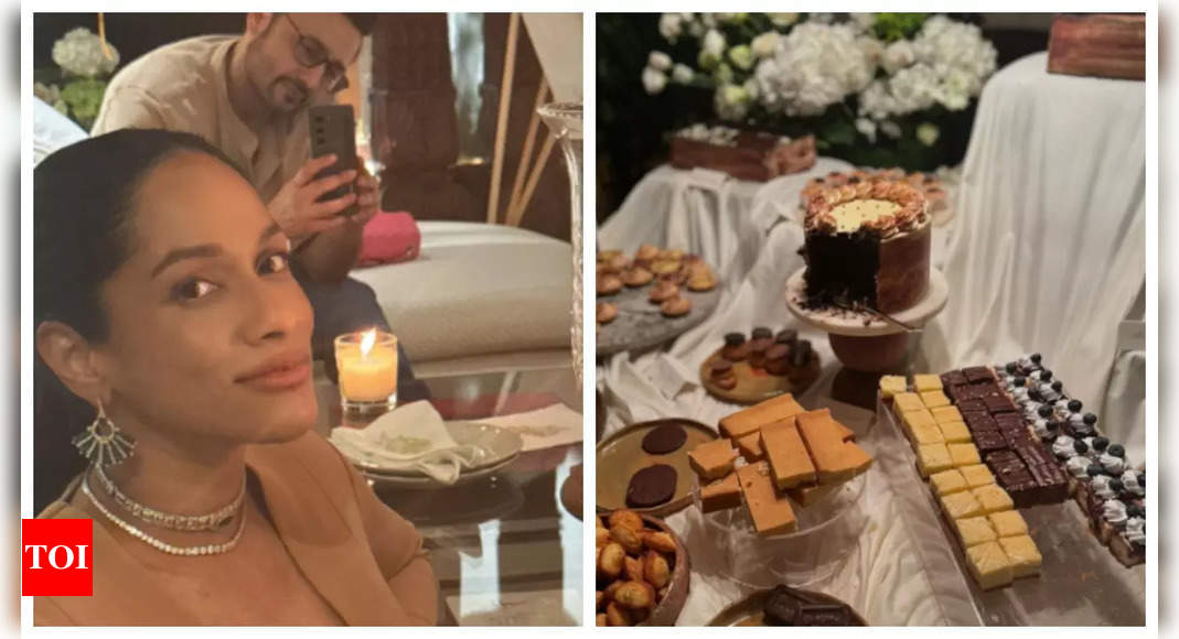 Masaba Gupta’s baby shower: A celebration of delicious pizzas, Parle-G pudding, elegant decor and live music; pictures from inside here | Hindi Movie News