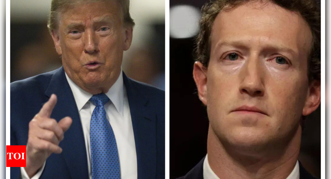 Trump reups rigged election charge on back of Mark Zuckerberg's admission of Harris-Biden pressure