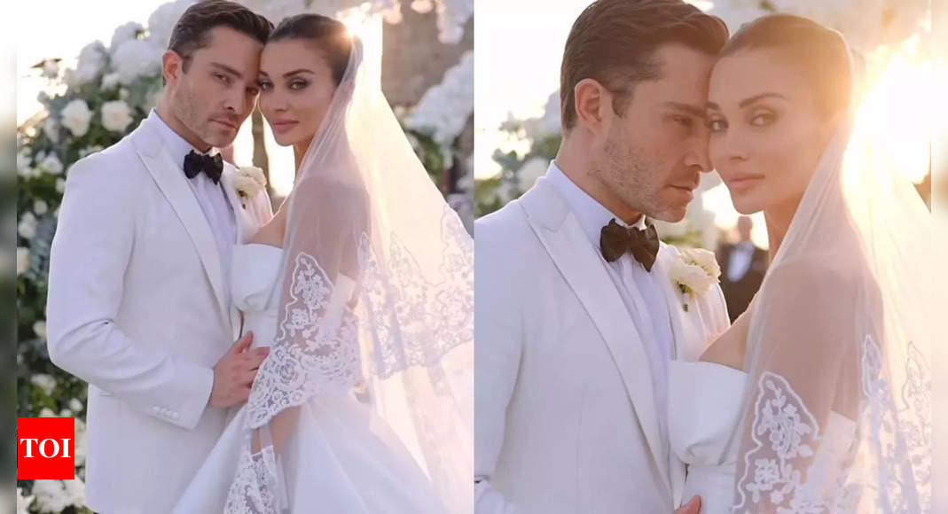 WATCH: Amy Jackson and Ed Westwick’s wedding video captures enchanting and ethereal moments | Hindi Movie News