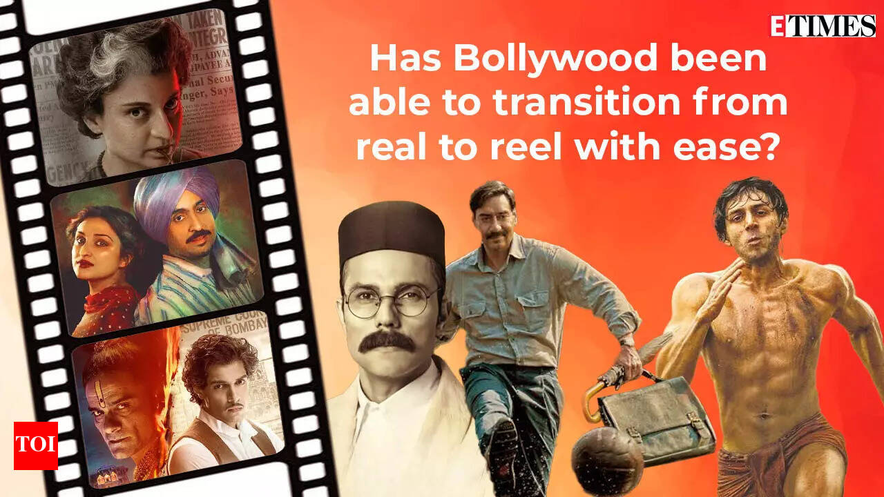 Emergency, Maidaan, Chandu Champion and others: Has Bollywood been able to  transition from real to reel with ease? We decode | Hindi Movie News - The  Times of India