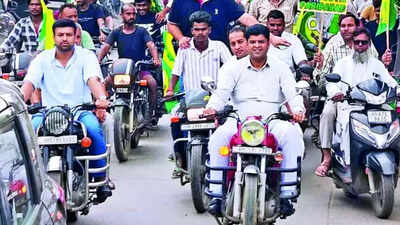 Dushyant Chautala, JJP workers fined for riding bikes without helmets in Faridabad