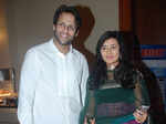 Bikram Saluja with wife