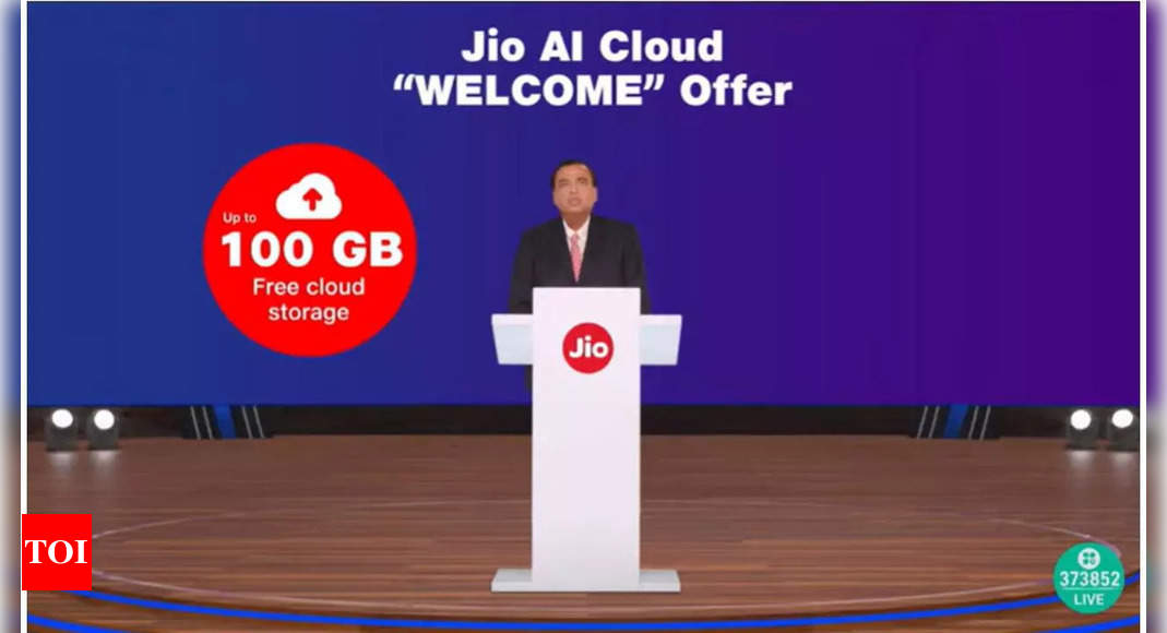 Reliance Introduces Free Jio AI Cloud Storage and Services