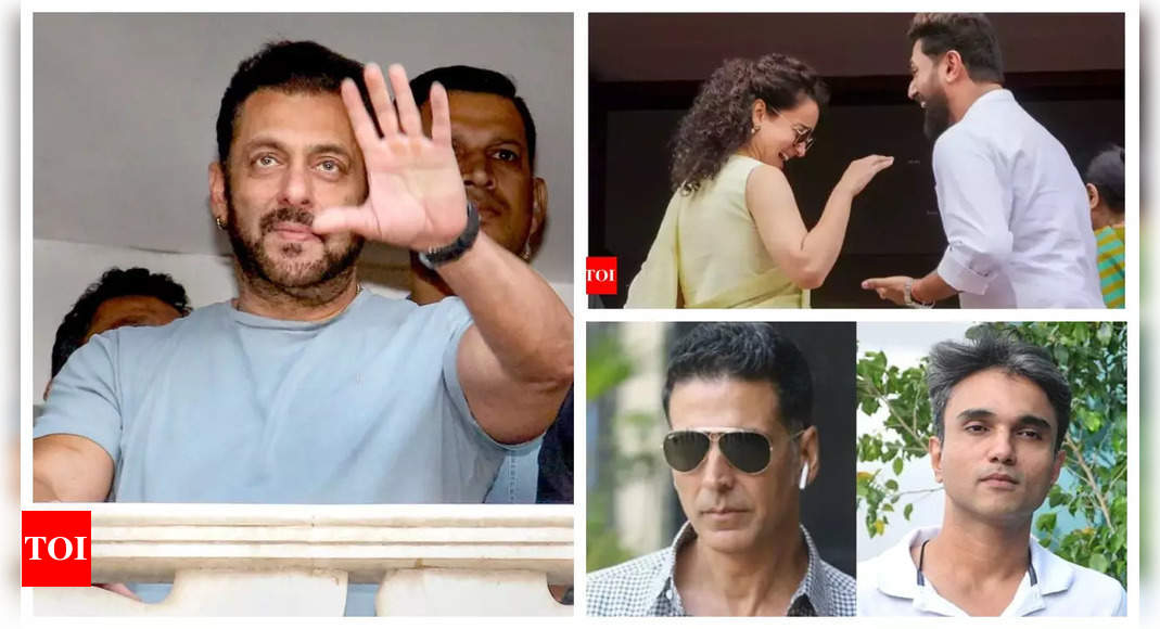 Kangana Ranaut on her viral photos with Chirag Paswan, Sikandar shoot halted due to Salman Khan’s rib injury, Mudassar Aziz reacts to Akshay Kumar’s flop streak: Top 5 entertainment news of the day | – Times of India