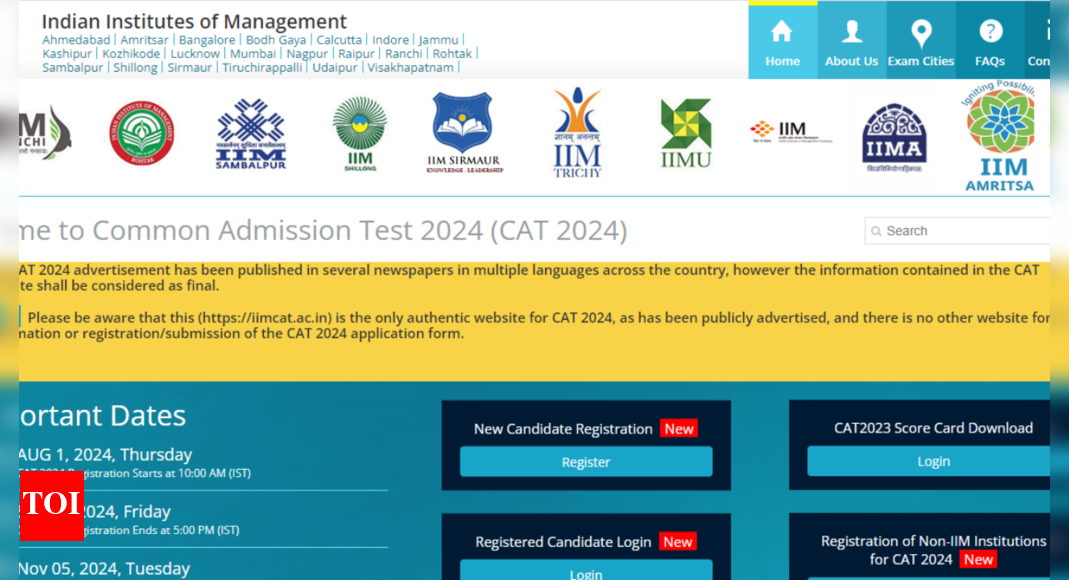 IIM Calcutta warns students against fake CAT 2024 websites, check details here