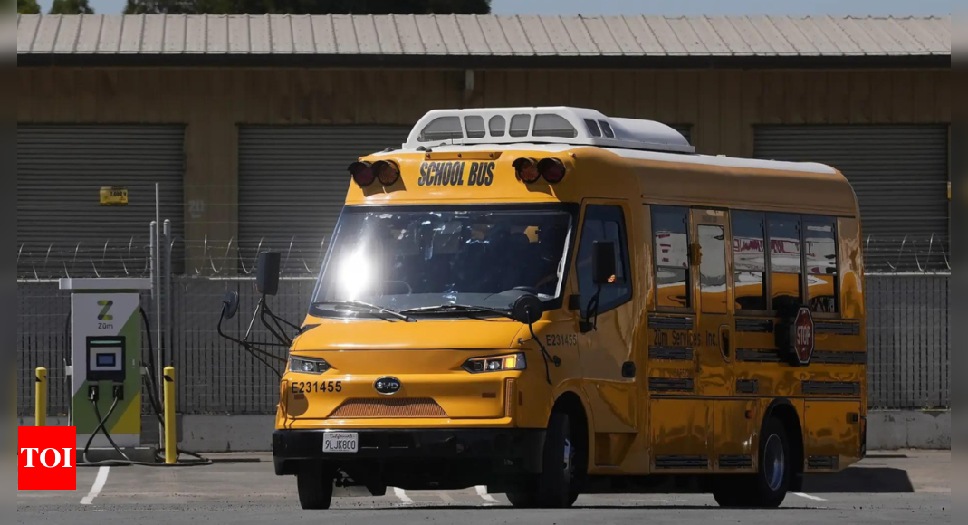 20 migrants try to break in California school bus picking up students – Times of India