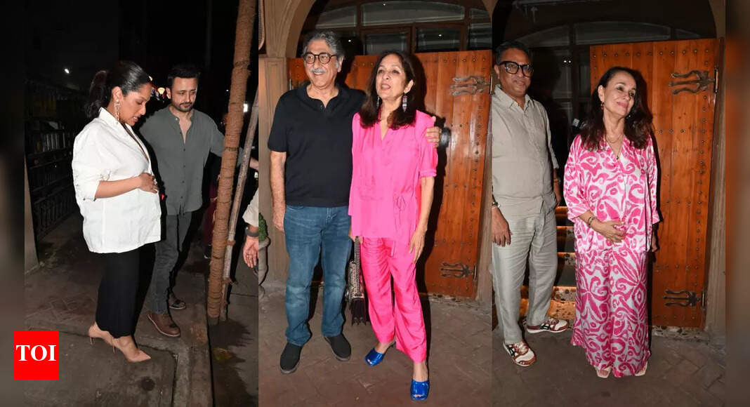 Mom-to-be Masaba dines with Satyadeep, Neena, Soni