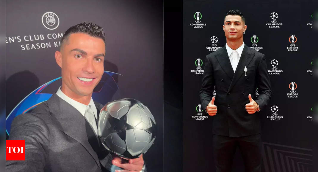 Cristiano Ronaldo honoured as UEFA Champions League all-time top scorer | Football News – Times of India