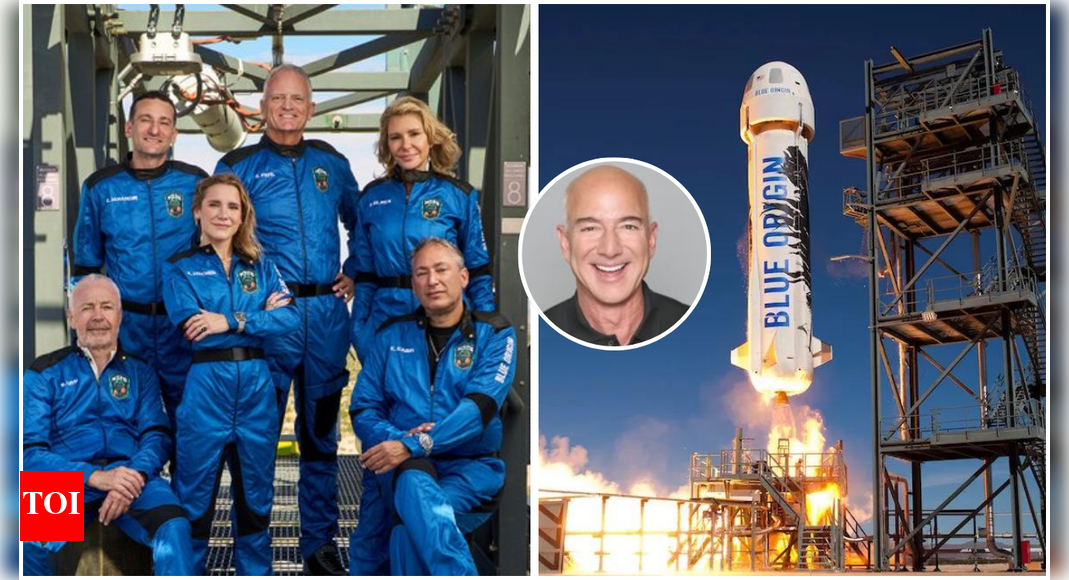 Blue Origin Jeff Bezos' Blue Origin launches six passengers, including(02)