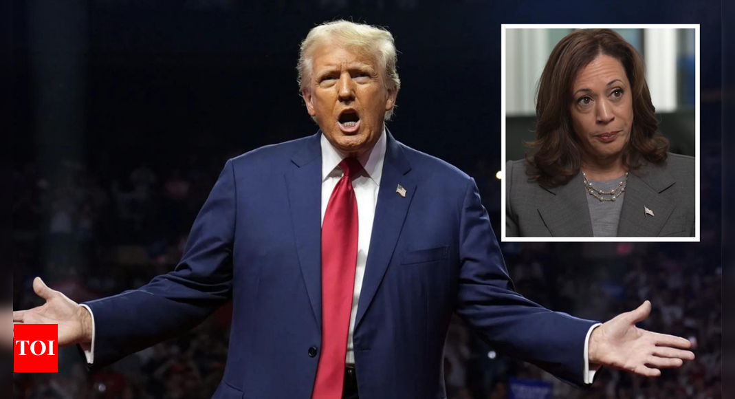 Donald Trump rips Kamala Harris after CNN interview: ‘She didn’t look like a leader… Can’t see her with Kim Jong-un’ – Times of India