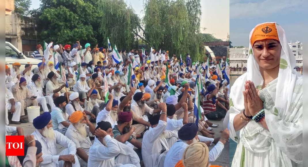 Vinesh Phogat Supports Farmers at 200-Day Protest