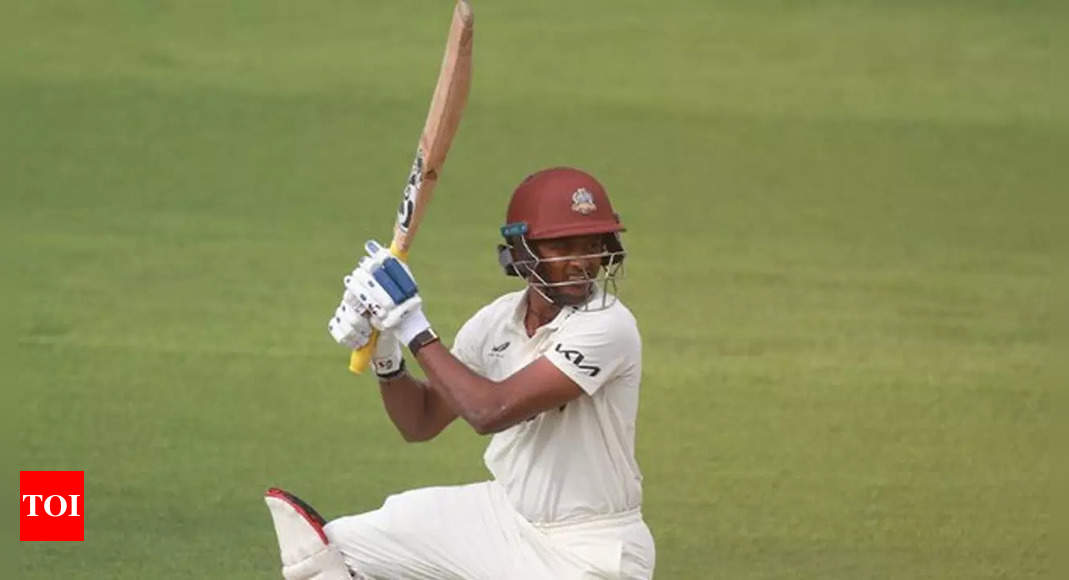 Sai Sudharsan Scores Maiden Century for Surrey