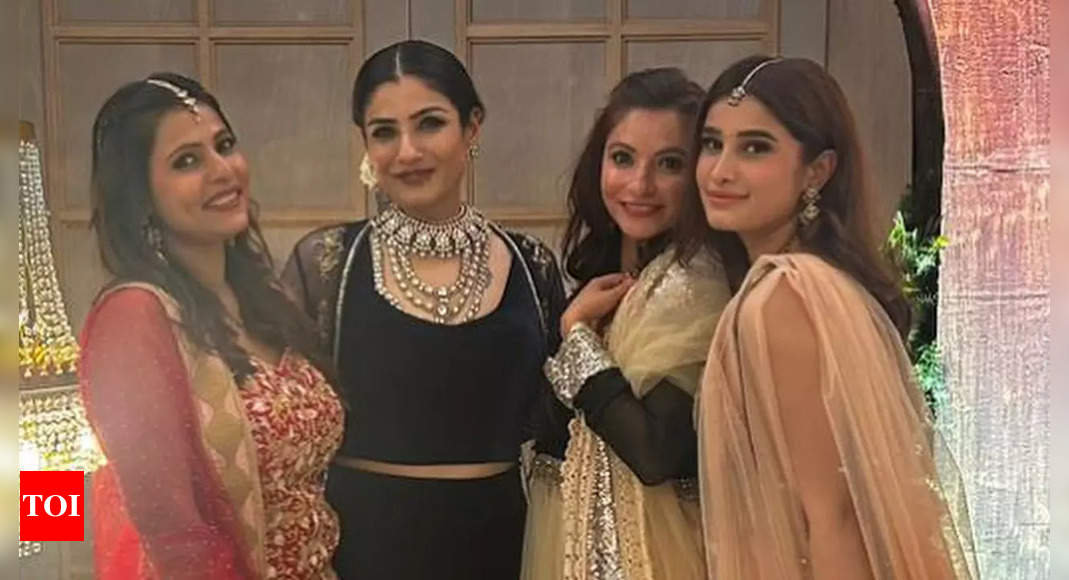 Raveena Tandon pens emotional note as her children gears up to leave the nest: ‘Most heartbreaking time for Moms to let go’ | Hindi Movie News