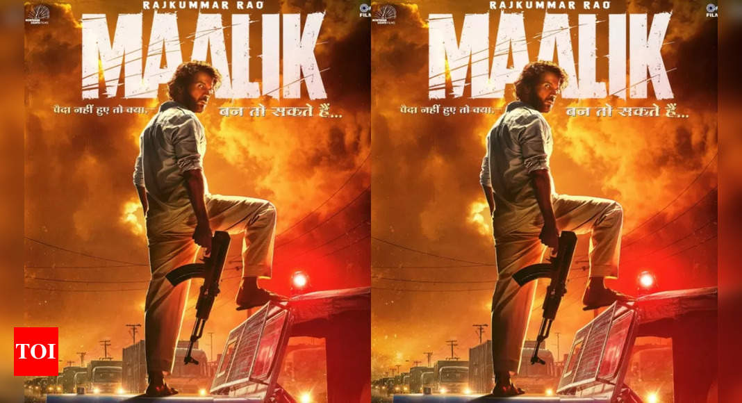 Rajkummar Rao reveals title and poster of new action thriller ‘Maalik’ on his 40th Birthday